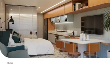 Excelente flat com cozinha localizado em Boa Viagem. Não Perca!!