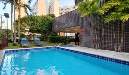 Parque Amazonas Residence - Frente para o mar de Boa Viagem - 2 quartos- Lazer - andar alto