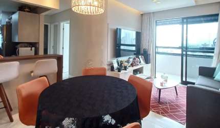 Excelente apartamento localizado em Boa Viagem, com 57,02m² de área útil.