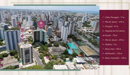 Apartamento com 2 quartos à venda na Avenida Conselheiro Rosa e Silva, 236, Graças, Recife, 55 m2 por R$ 828.000