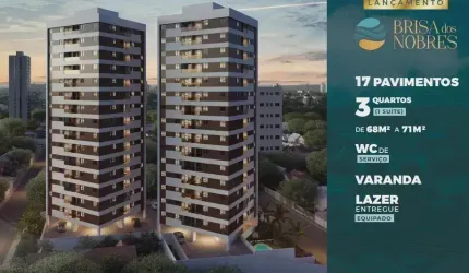 Brisa dos Nobres | Entrega Ago/2026 | Cordeiro | 71m² | 3 Quartos (2 suítes) | Lazer