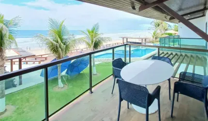 AL MARE, CASA DE CONDOMINIO BEIRA MAR - MOBILIADO com 3 quartos em Centro - Ipojuca - PE