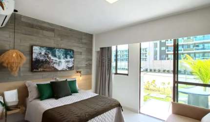 Apartamento/Flat - Residencial - No bairro Muro Alto -  Makia Beach Experience