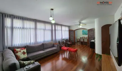 Apartamento com área de 180m², 04 quartos sendo 01 suíte, 03 vagas de garagem, prédio com lazer completo no bairro Lourdes