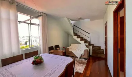Cobertura com área total de 142,54m², 03 quartos, 02 vagas, no Padre Eustáquio