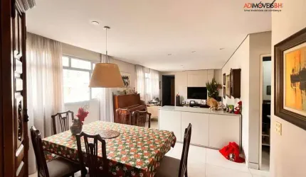 Apartamento com área de 160m², 04 quartos, 02 suítes, 03 vagas de garagem, prédio com lazer, bairro Santo Agostinho