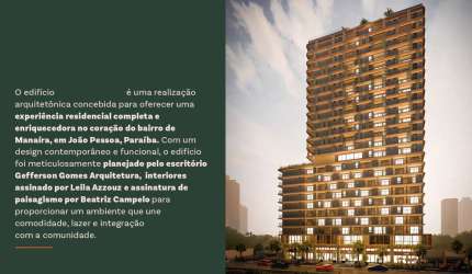 Flat em Manaíra, João Pessoa/PB