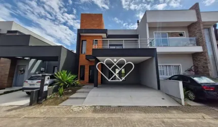 Casa moderna com suíte, sacada e 2 vagas no condomínio Vale dos Lírios em Gravataí