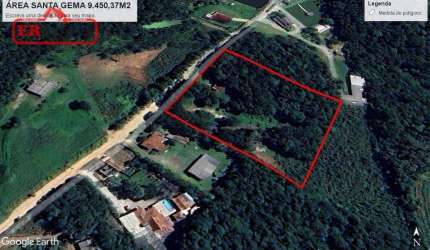 Chácara com 2 dormitórios à venda, 9450 m² por R$ 650.000,00 - Santa Gema - Colombo/PR