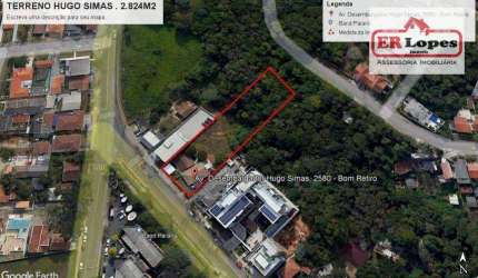 Terreno à venda, 2824 m² por R$ 4.500.000,00 - Bom Retiro - Curitiba/PR