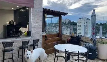 Cobertura 3 quartos com área gourmet à venda no Salgado Filho