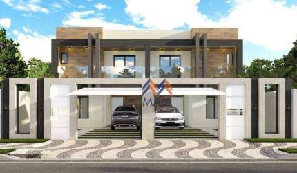 SOBRADO COM 03 SUITES NO CENTRO DE SAO JOSE DOS PINHAIS