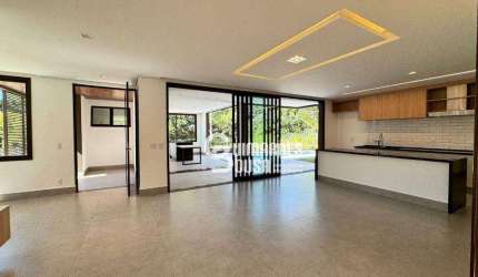 Casa Nova à Venda no Condomínio Tabapuã em Valinhos – 3 Suítes, Escritório e Espaço Gourmet -  – Próximo ao Colégio Porto Seguro