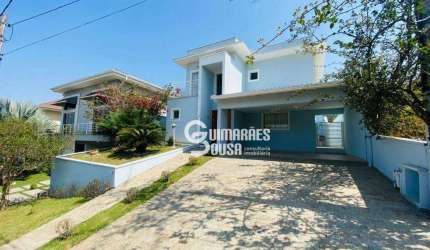 Sobrado luxuoso em condomínio fechado: 3 suítes com closets, piscina, gourmet, escritório e armários planejados. Local nobre de Vinhedo/SP