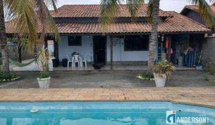 Oportunidade !! Casa 2 Quartos (1 suíte) com piscina e churrasqueira + edícula no Jd.Atlântico Oeste
