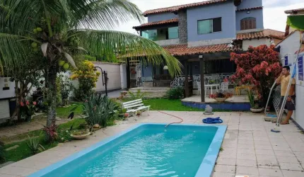 Excelente casa 3 Quartos com piscina e churrasqueira no Jd. Atlântico central