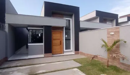 Maravilhosa Casa 3 Quartos (1 suíte) estilo moderna prox. a praia no Jd. Atlântico Central