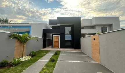 Excelente Casa c/ 3 quartos à venda, 96 m² por R$ 550.000 - Jardim Atlântico - Maricá/RJ