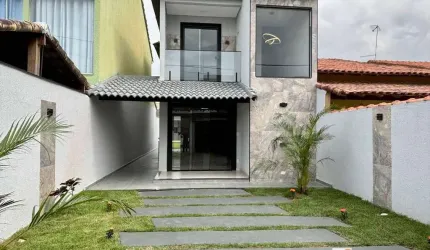 Excelente Casa 3 Quartos (2 suítes) fino acabamento com churrasqueira no São Bento - R$ 679.000,00 - Itaipuaçu