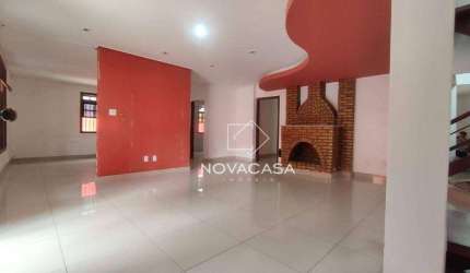Casa com 3 dormitórios para alugar, 404 m² por R$ 7.414,00/mês - Santa Amélia - Belo Horizonte/MG
