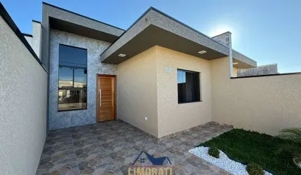 Casa NOVA FRENTE PRA RUA no bairro Gralha Azul.