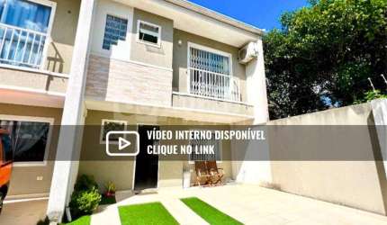 Sobrado 112 m² Semimobiliado à venda Condomínio River Town Residence Uberaba - Curitiba