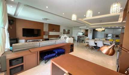 APARTAMENTO FACE NORTE COM 3 SUÍTES 3 SALAS 3 VAGAS E SACADA COM CHURRASQUEIRA Á VENDA