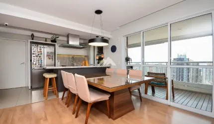 APARTAMENTO COM SACADA GOURMET 3 SUÍTES ENSOLARADO 2 VAGAS À VENDA