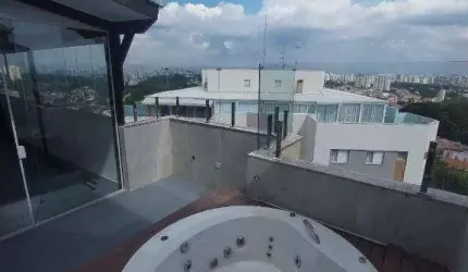 Cobertura 2 dormitórios, com Jacuzi, área privativa de 101,830m² no Parque São Domingos, lazer completo!