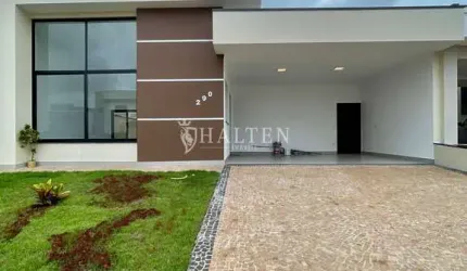 Casa 3 Suítes, Planejados, Piscina, Área Gourmet com Churrasqueira, Condomínio Royal Garden em Paulínia-SP