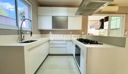 Sobrado 3 Suítes, Climatizado com Churrasqueira no Residencial Jabuticabeiras no Morumbi em Paulínia-SP