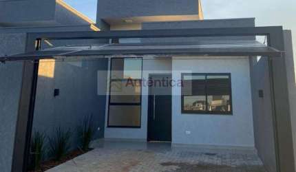 Casa para Venda em Cascavel, ECOPARK, 2 dormitórios, 1 banheiro, 2 vagas