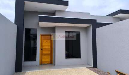 Casa para Venda em Cascavel, ECOPARK, 2 dormitórios, 1 banheiro, 2 vagas