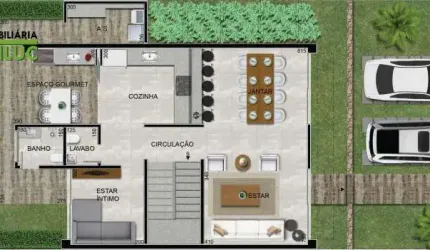 Casa em condomínio fechado com 3 quartos à venda na Rua Jair Ferreira de Sá, --, Garças, Belo Horizonte por R$ 2.490.000