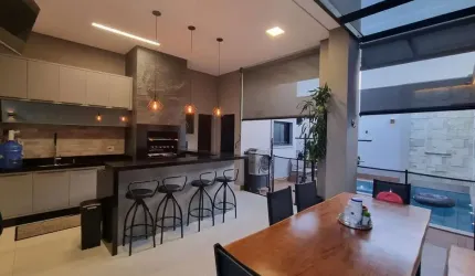 Casa em Condomínio para Venda em Várzea Grande, Petrópolis, 3 dormitórios, 3 suítes, 4 banheiros, 2 vagas