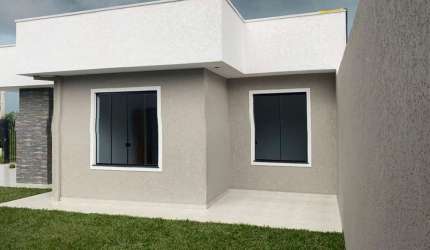 Casa nova com 2 dormitórios no condomínio Pôr do Sol