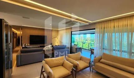 JARDIM DO MAR - Apartamento Mobiliado à Venda - 4 suítes - 212m² - Reserva do Paiva - Condomínio Jardim do Mar
