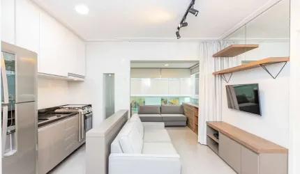 Apartamento tipo para venda com 1 quarto, sendo 1 suíte, 45m²