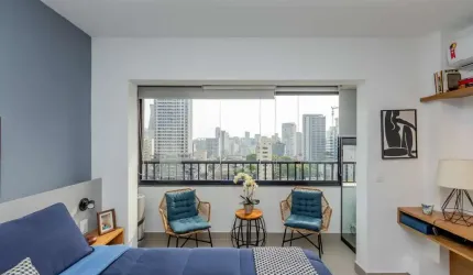 Apartamento tipo para venda com 1 quarto, 25m²