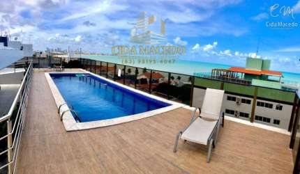 Apartamento com 2 quartos à venda no Manaíra, João Pessoa , 60 m2 por R$ 789.000