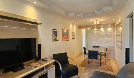 LINDO APARTAMENTO MOBILIADO ,PRÓXIMO AO METRO TATUAPÉ, 2 Dormitórios e 2 Vagas ,à venda, 68 m² por R$ 750.000 - Tatuapé - São Paulo/SP