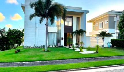 Alphaville Natal - Casa duplex com 4 suítes de esquina.