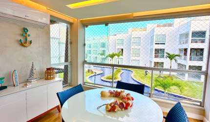 Cobertura Duplex mobiliada com 207m² - Praia de Tabatinga