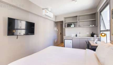 Apartamento com 1 quarto à venda em Cerqueira César, São Paulo , 21 m2 por R$ 658.400