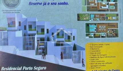 Casa Geminada à venda, 3 quartos, 1 suíte, 1 vaga, Residencial Porto Seguro - Caratinga /MG