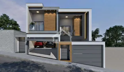 Casa Geminada à venda, 3 quartos, 1 suíte, 4 vagas, Cidade Nova - Santana do Paraíso /MG