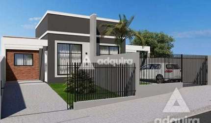 Casa à venda 3 Quartos, 1 Suite, 2 Vagas, 78M², Neves, Ponta Grossa - PR
