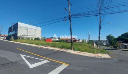 TERRENO DE ESQUINA - Zoneamento ZEU1 - à venda, 13.60 x 33 =  448.8M², Ronda, Ponta Grossa - PR