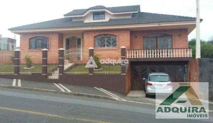 Casa à venda 5 Quartos, 2 Suites, 3 Vagas, 378M², Jardim Carvalho, Ponta Grossa - PR