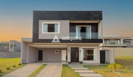 Casa à venda 4 Quartos sendo  3 Suites, 2 Vagas,  Terras Alphaville  Jardim Carvalho, Ponta Grossa